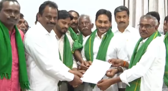 Karedu Farmers Meet YS Jagan, Seek Protection Of Fertile Lands