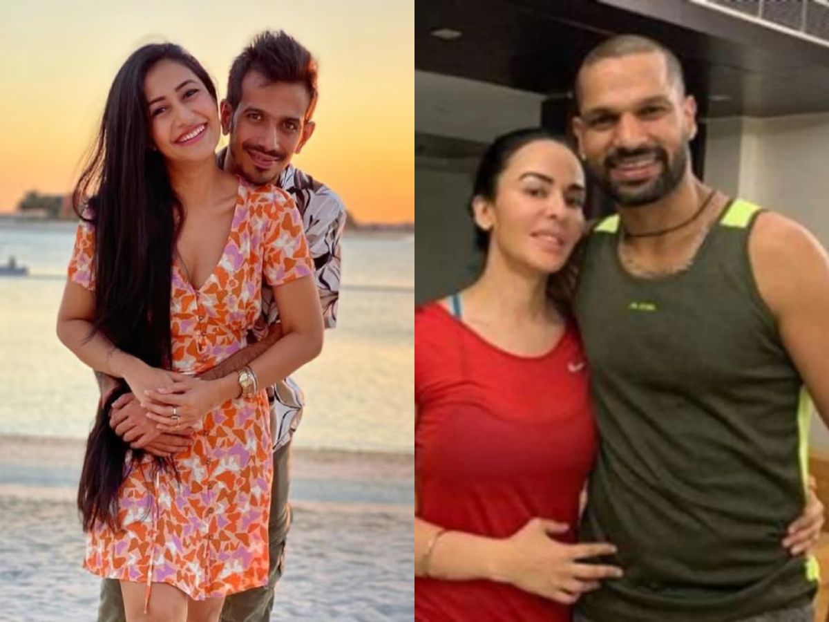 Shikhar Dhawan and Yuzvendra Chahal