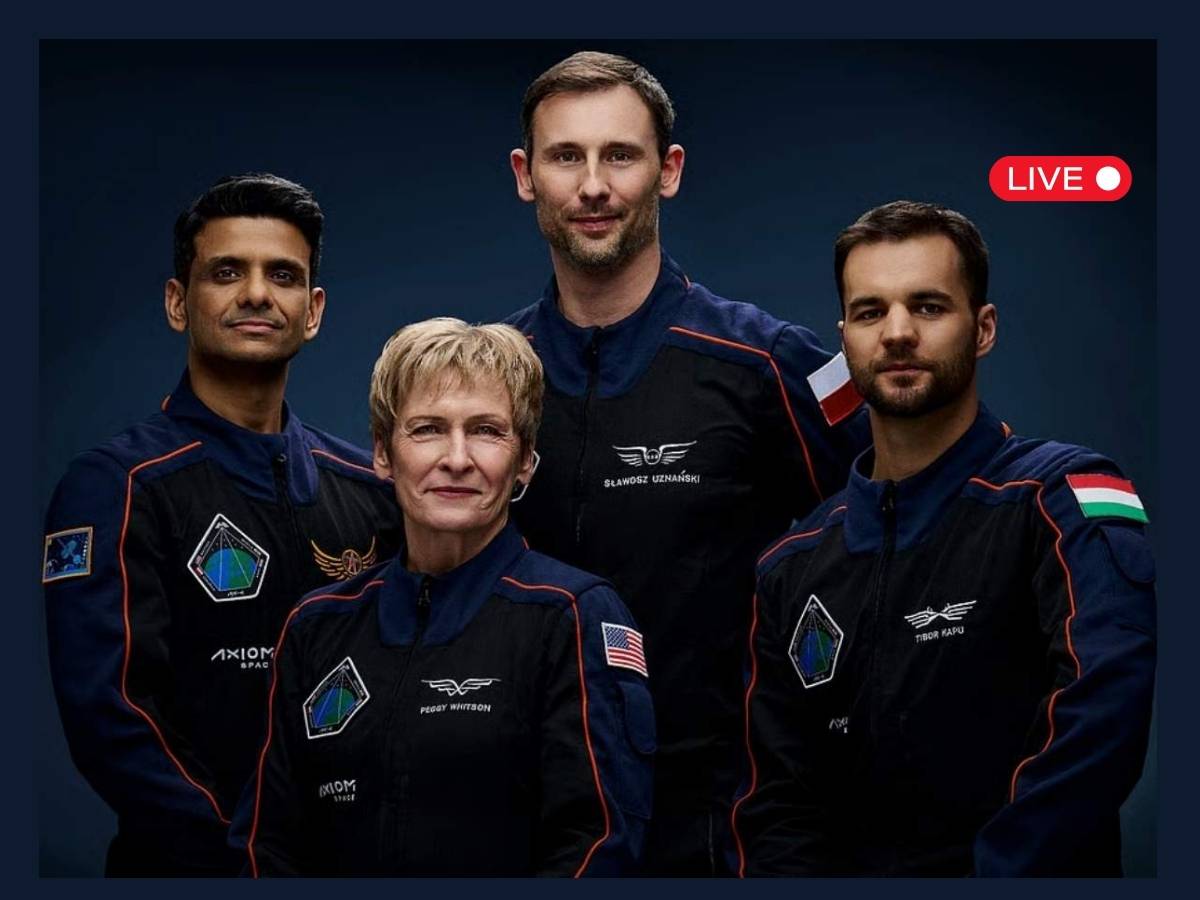 Dragon spacecraft carrying Shubhanshu Shukla and Axiom‑4 crew undocks from ISS, set to land on Earth today