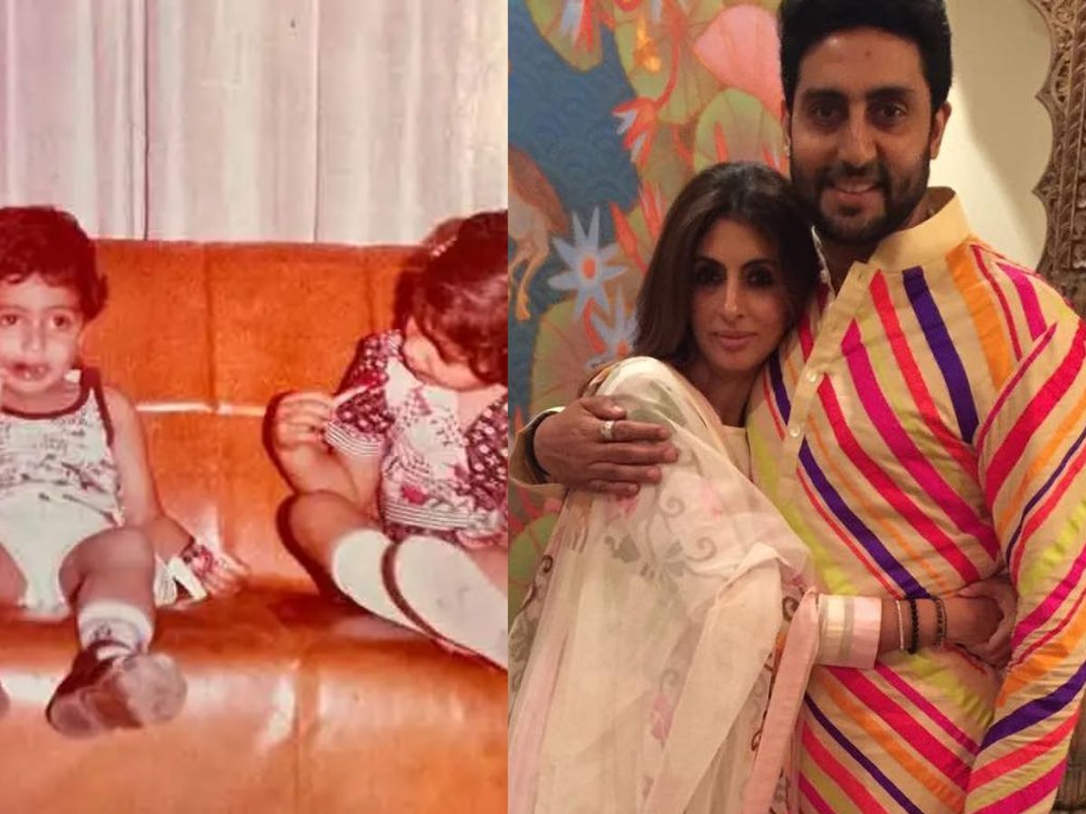 Shweta Bachchan & Abhishek Bachchan