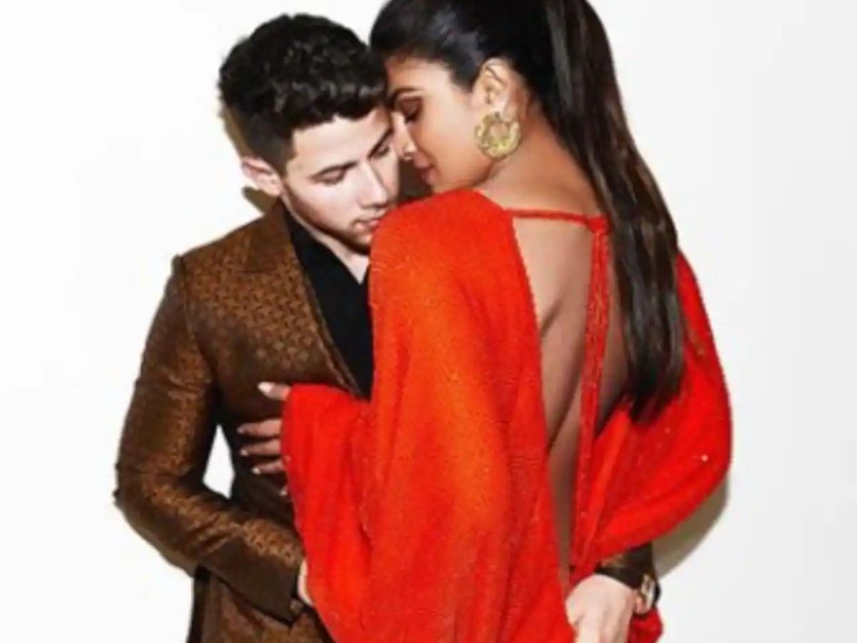 Shimmery Orange Gown