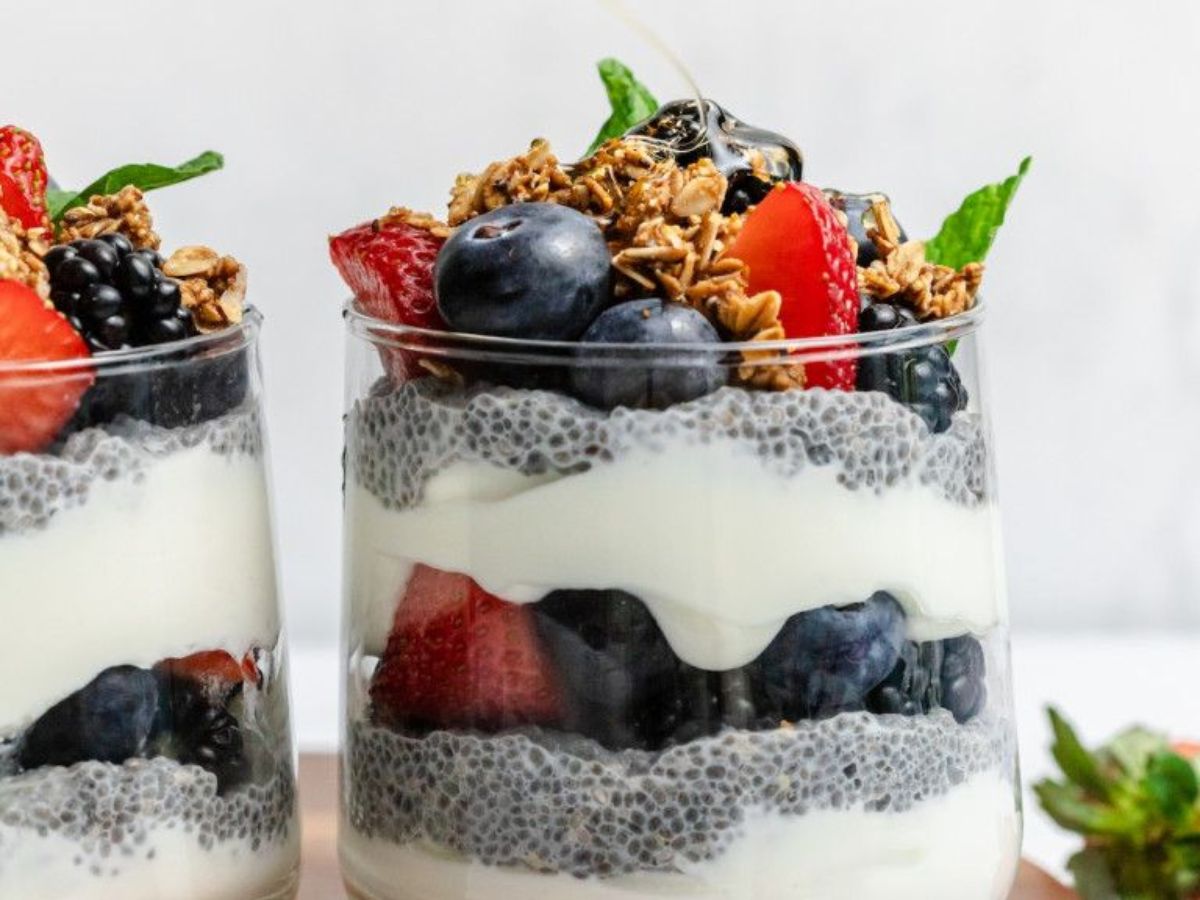 Chickpea, Yogurt and Egg Parfait