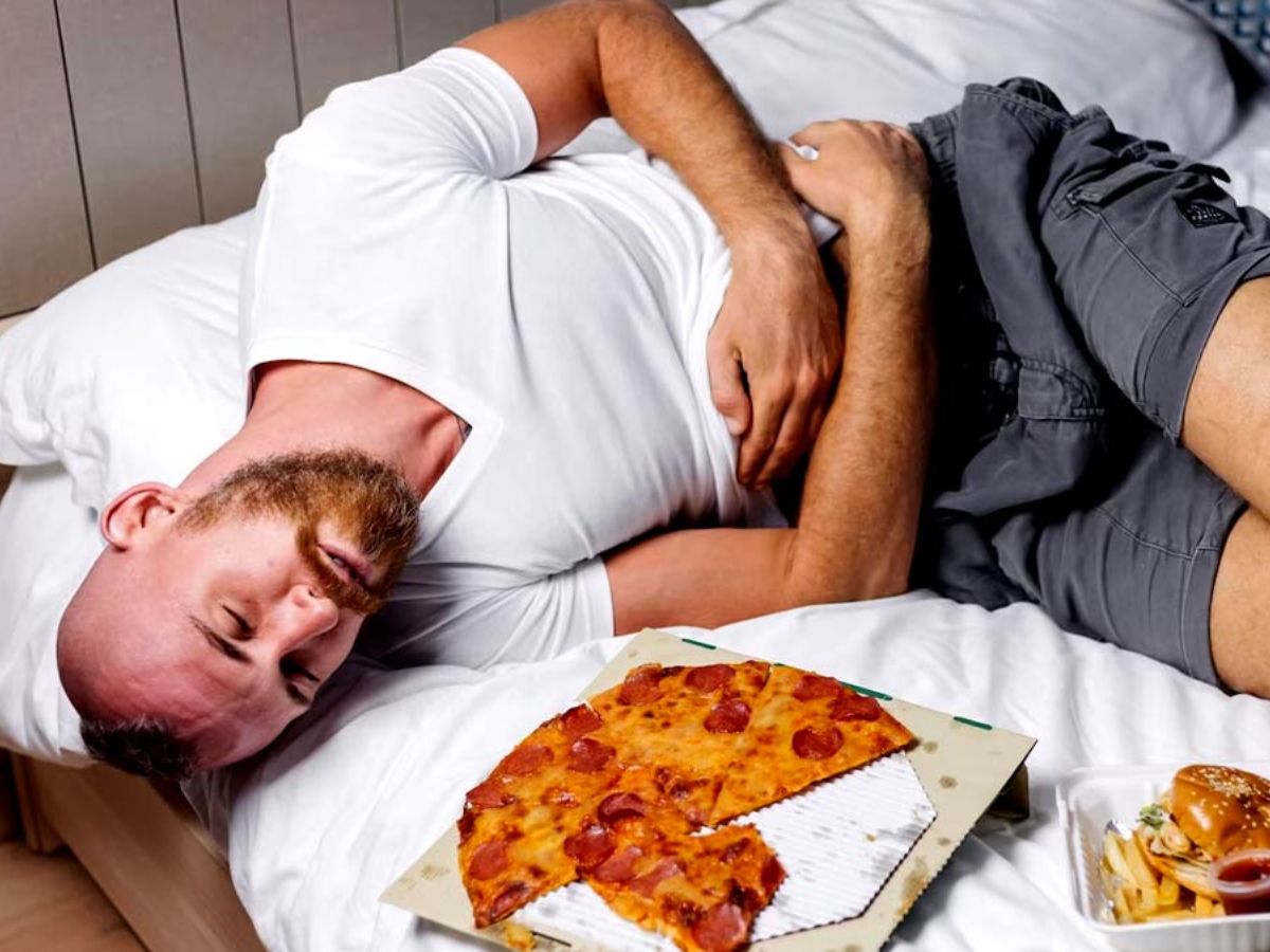 Do not go to bed after your meals