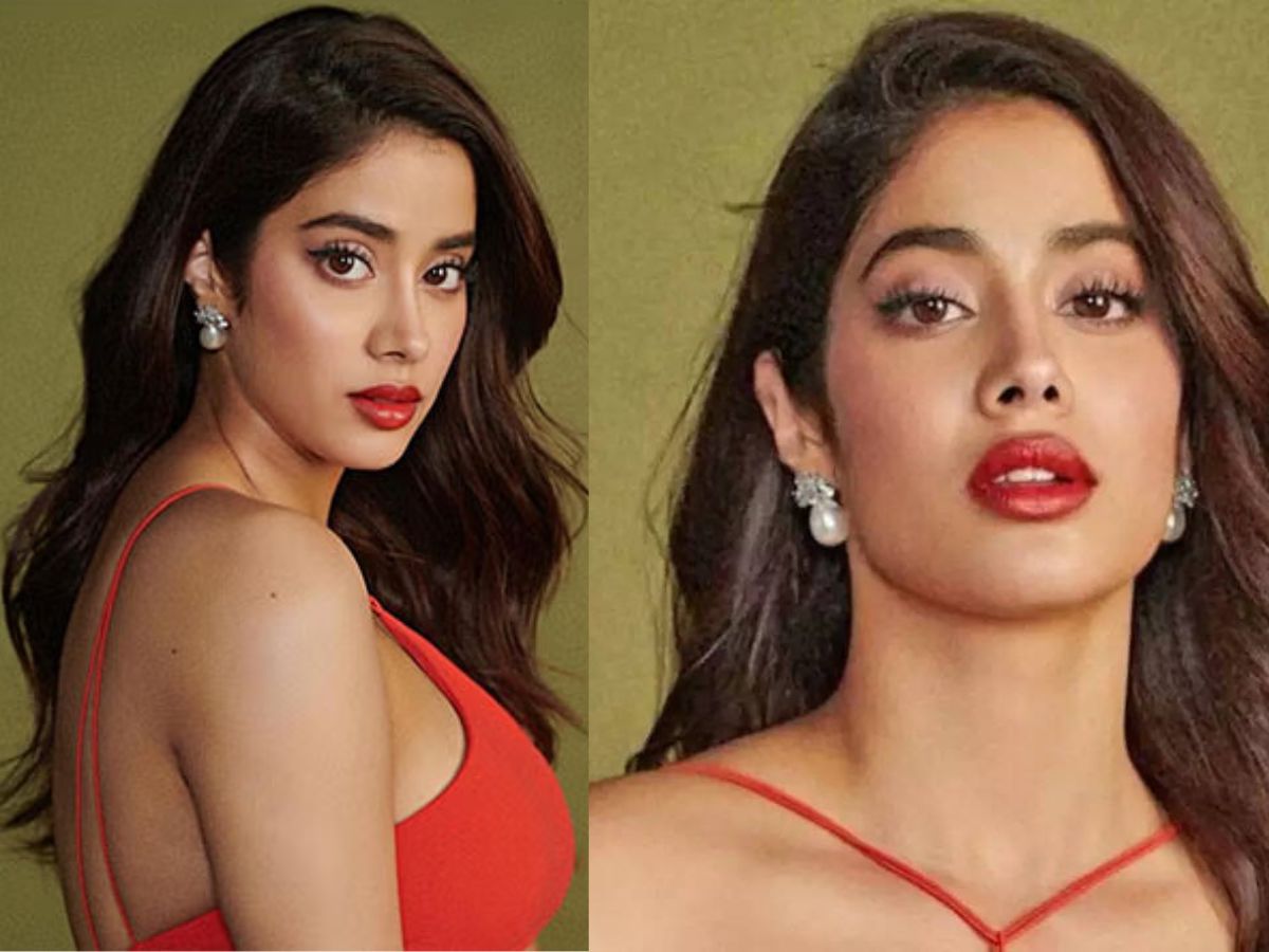 Janhvi Kapoor’s Hot Red Look