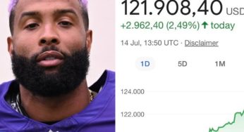 Odell Beckham Jr Flaunts NFL Salary Gains As Bitcoin Surges To All-Time High