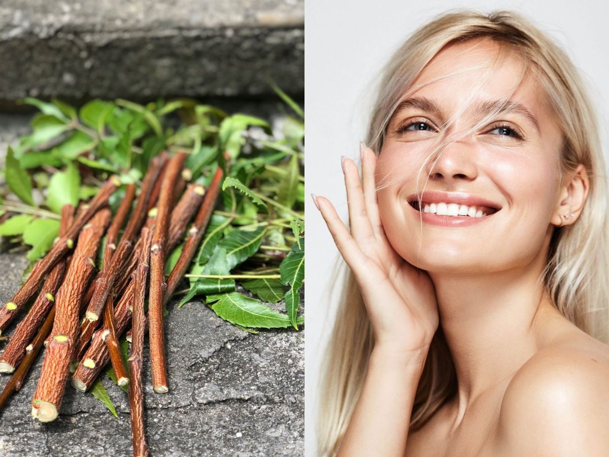 Neem Sticks as a Natural Toothbrush