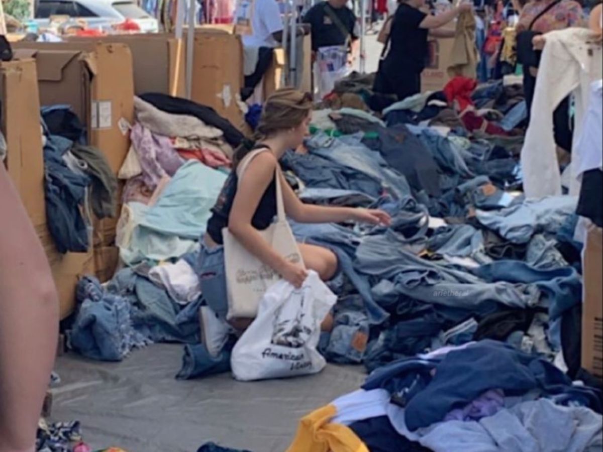 Thrift Market Shopping