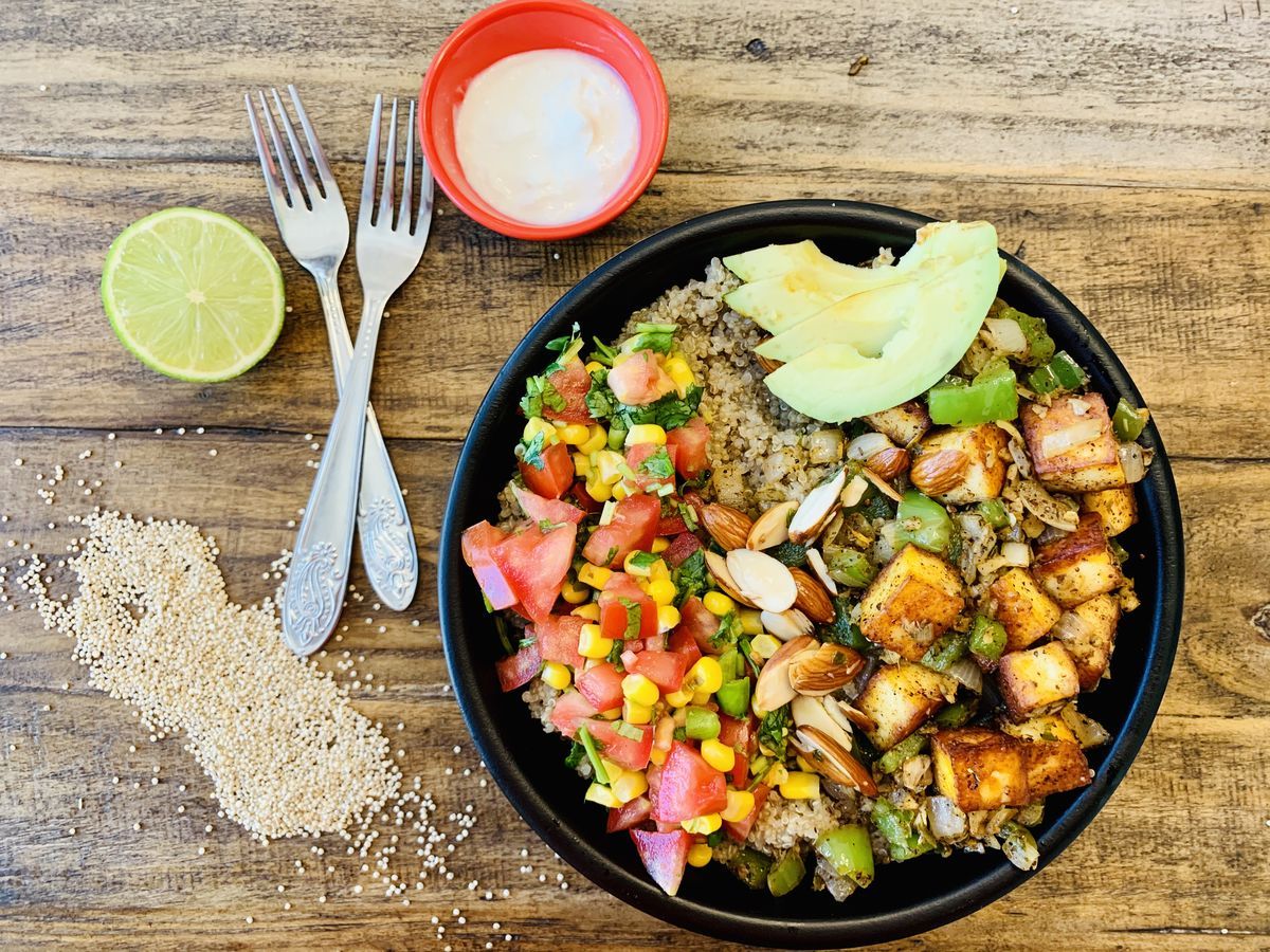 Paneer Quinoa Bowl
