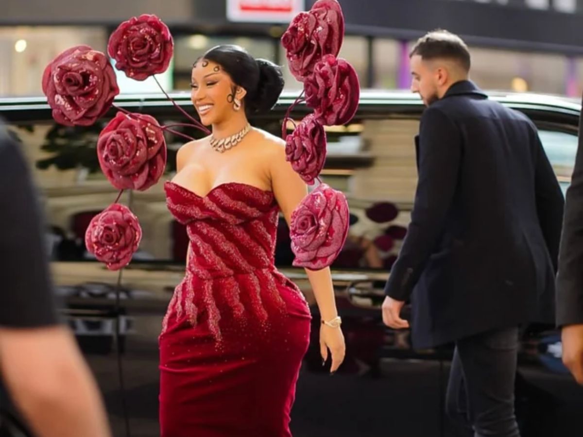Cardi B's catwalk appearance