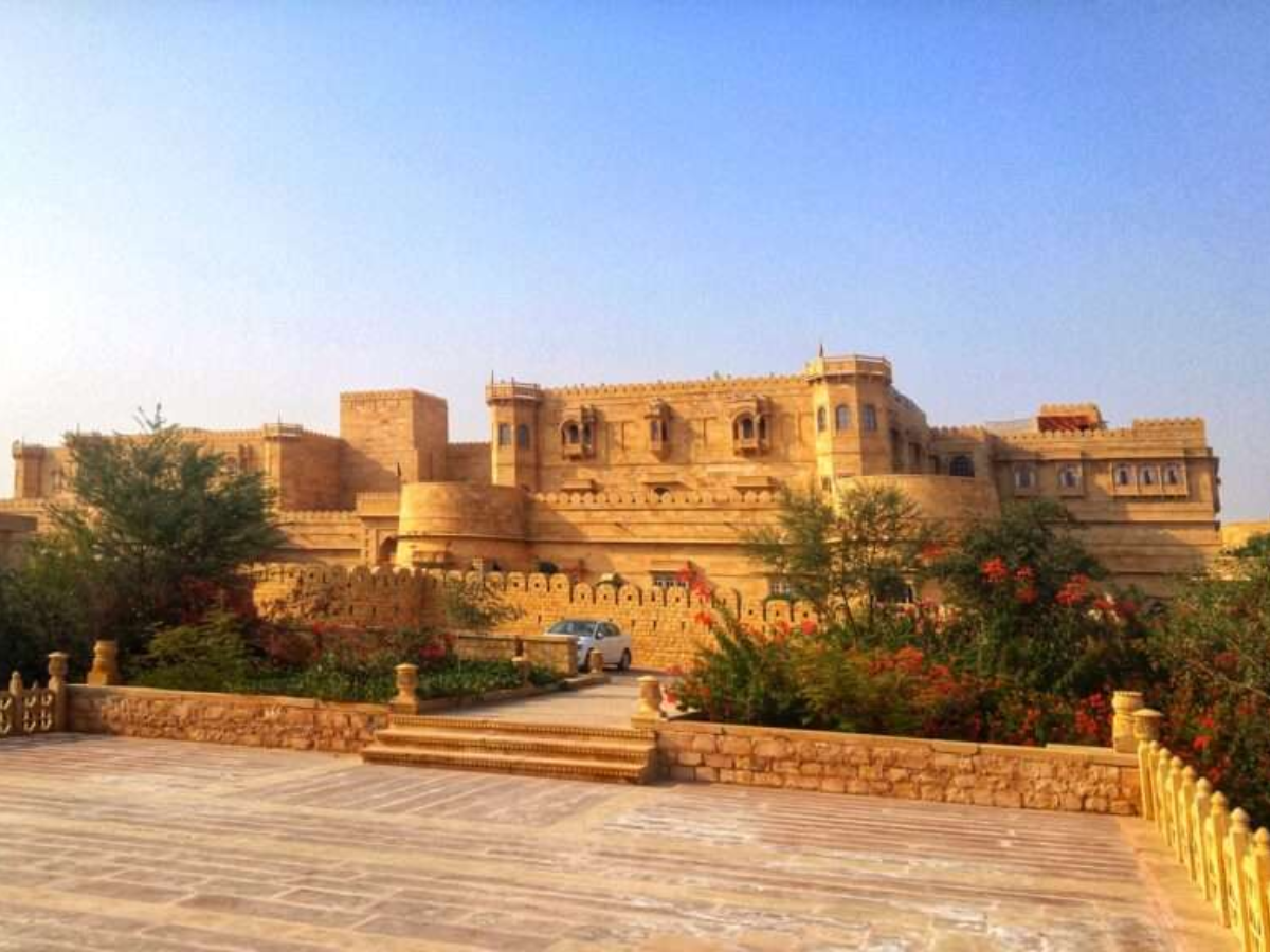 A royal stage in Jaisalmer
