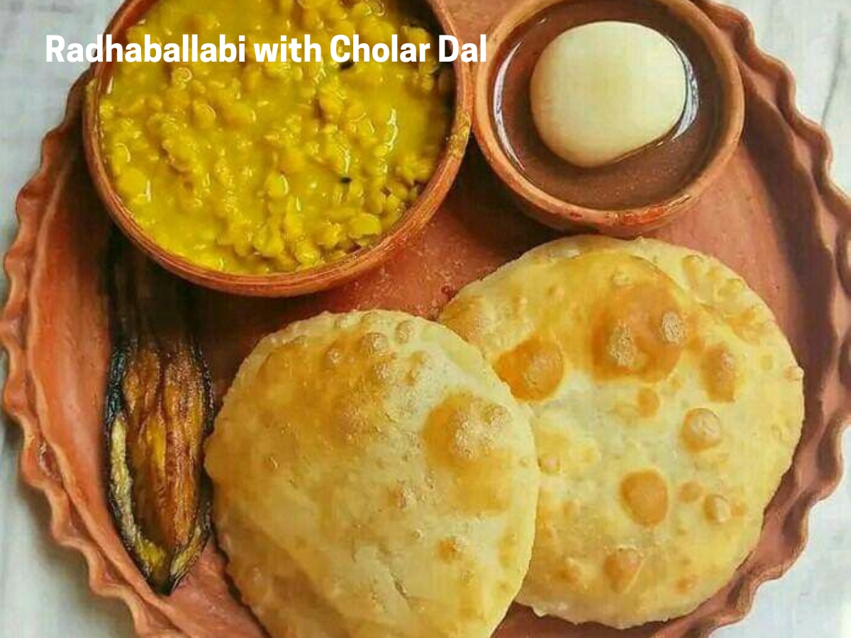 Radhaballabi with Cholar Dal, A Breakfast Staple