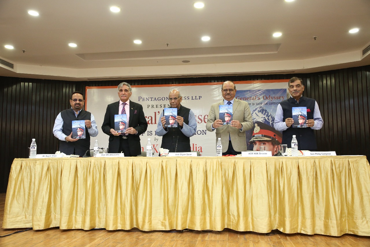 Lt Gen VK Ahluwalia’s Memoir ‘A General’s Odyssey’ Launched In Delhi