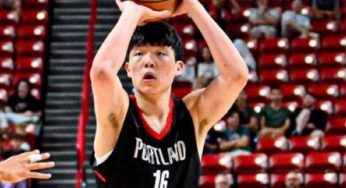 Yang Hansen Wows in Summer League Debut, Blazers Crush Warriors by 33