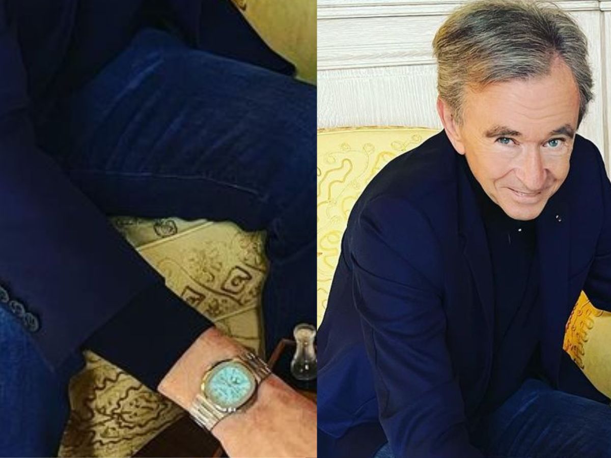 top-7-luxury-watches-owned-by-billionaires-patek-philippe-richard-mille-rolex-more Bernard Arnault Patek Philippe Nautilus 5740 with Tiffany Dial