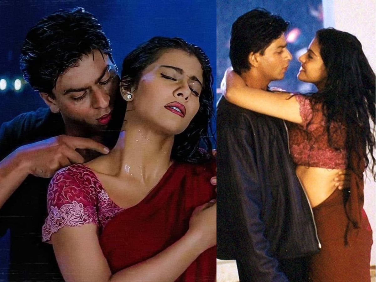 Dilwale- Kajol and Shah Rukh Khan wet scene