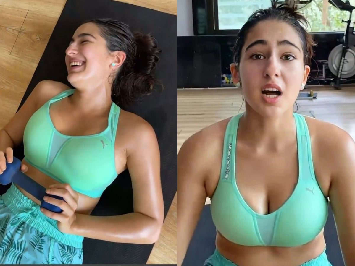 Sara Ali Khan gym look