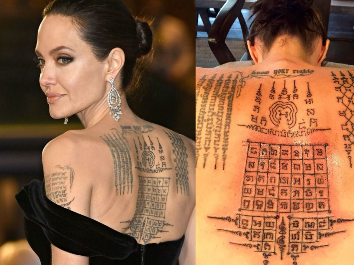 Angelina Jolie tattoos
