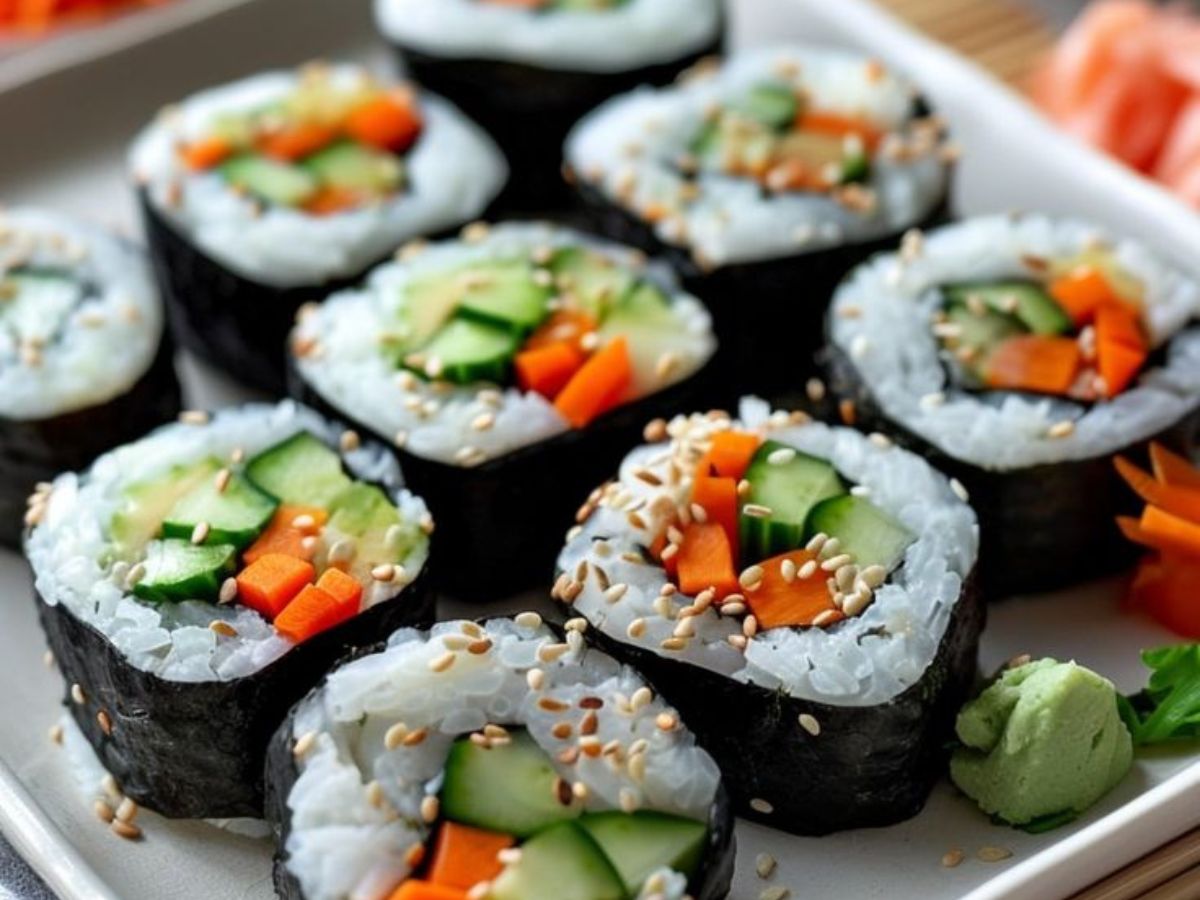 Vegetable sushi from Japan
