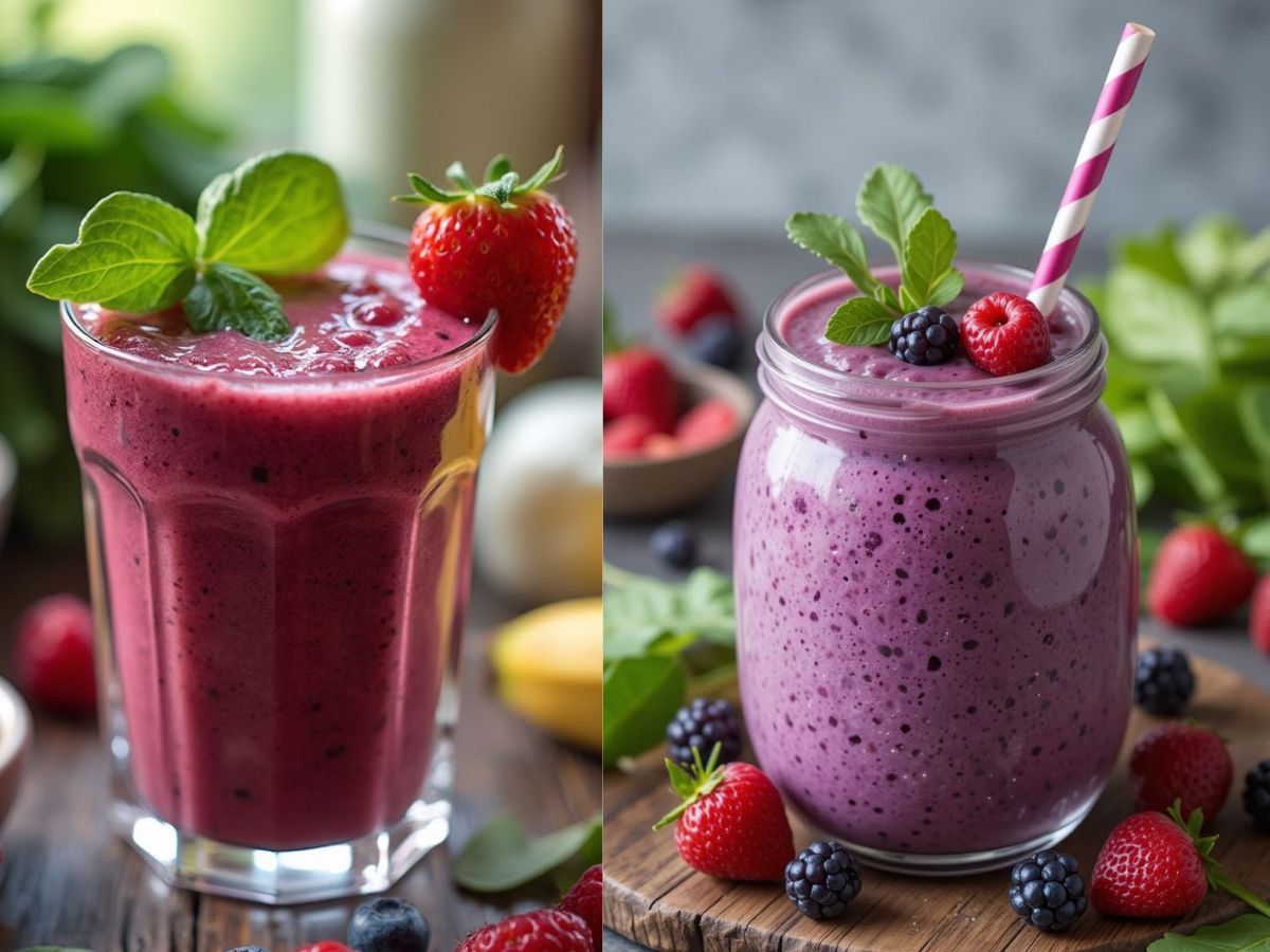 Berry Spinach Smoothie