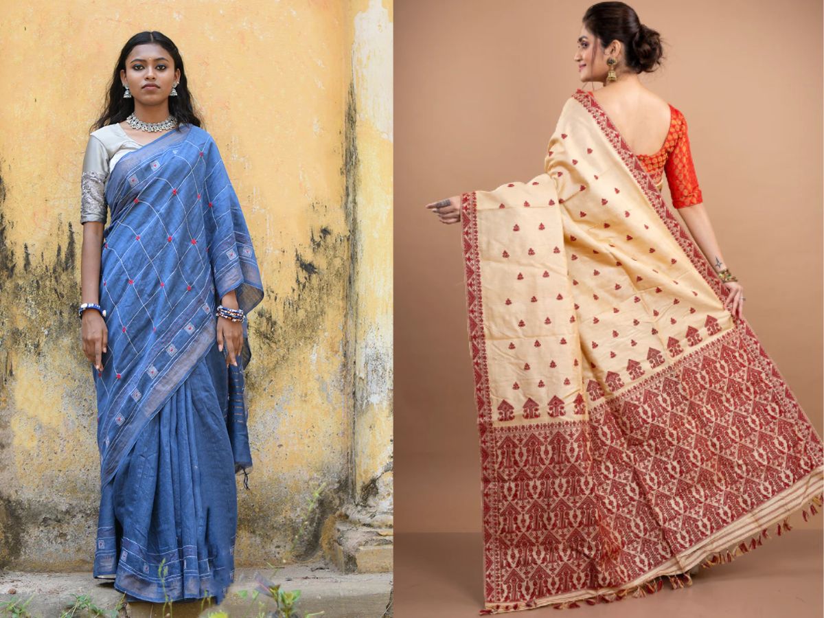 Muga Silk Saree- Assam's Golden Jewel