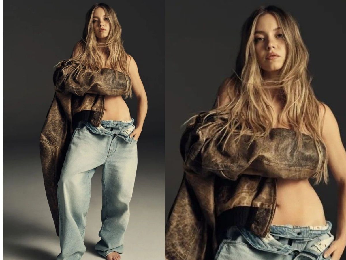 Brown jacket with jeans