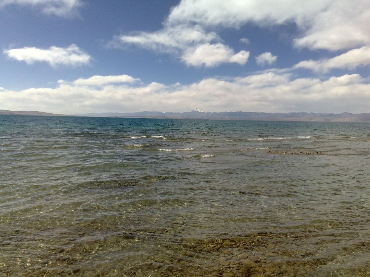 A view of Mansarovar Lake and Mount Kailash