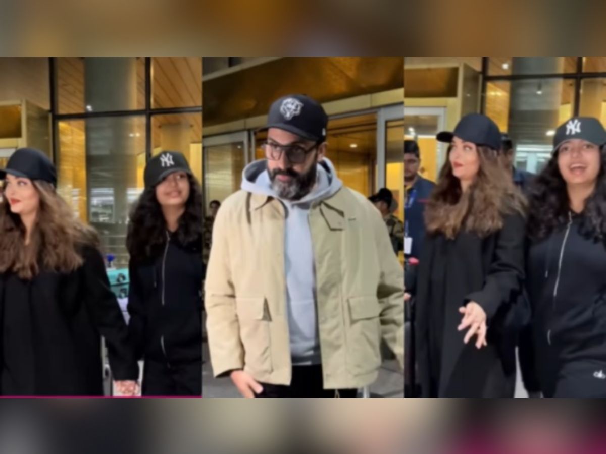 Entertainment News- Aishwarya Rai and Aaradhya Bachchan Twin on Return from Family Getaway; Abhishek Bachchan Exhibits Gentlemanly Gestures