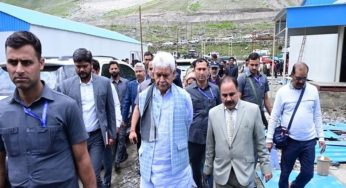 J-K LG Manoj Sinha Reviews Relief Efforts After Vaishno Devi Landslide, Flash Floods