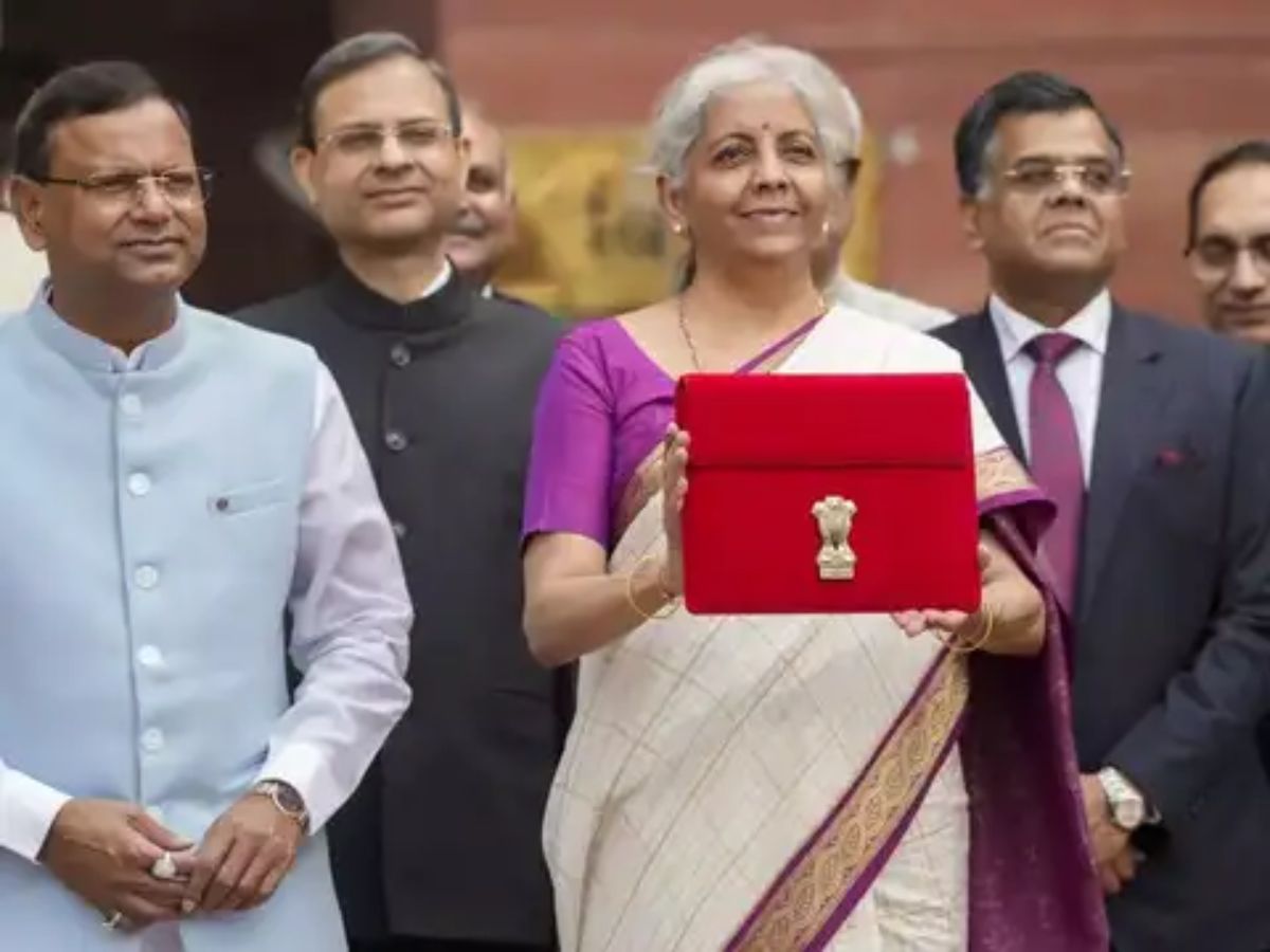 Budget 2024 – Golden Motifs on White Silk