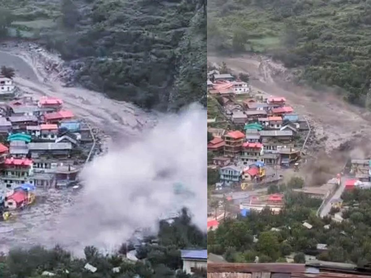 National News- Cloudburst in Uttarkashi Triggers Flash Floods: At Least 4 Dead, Around 100 Missing