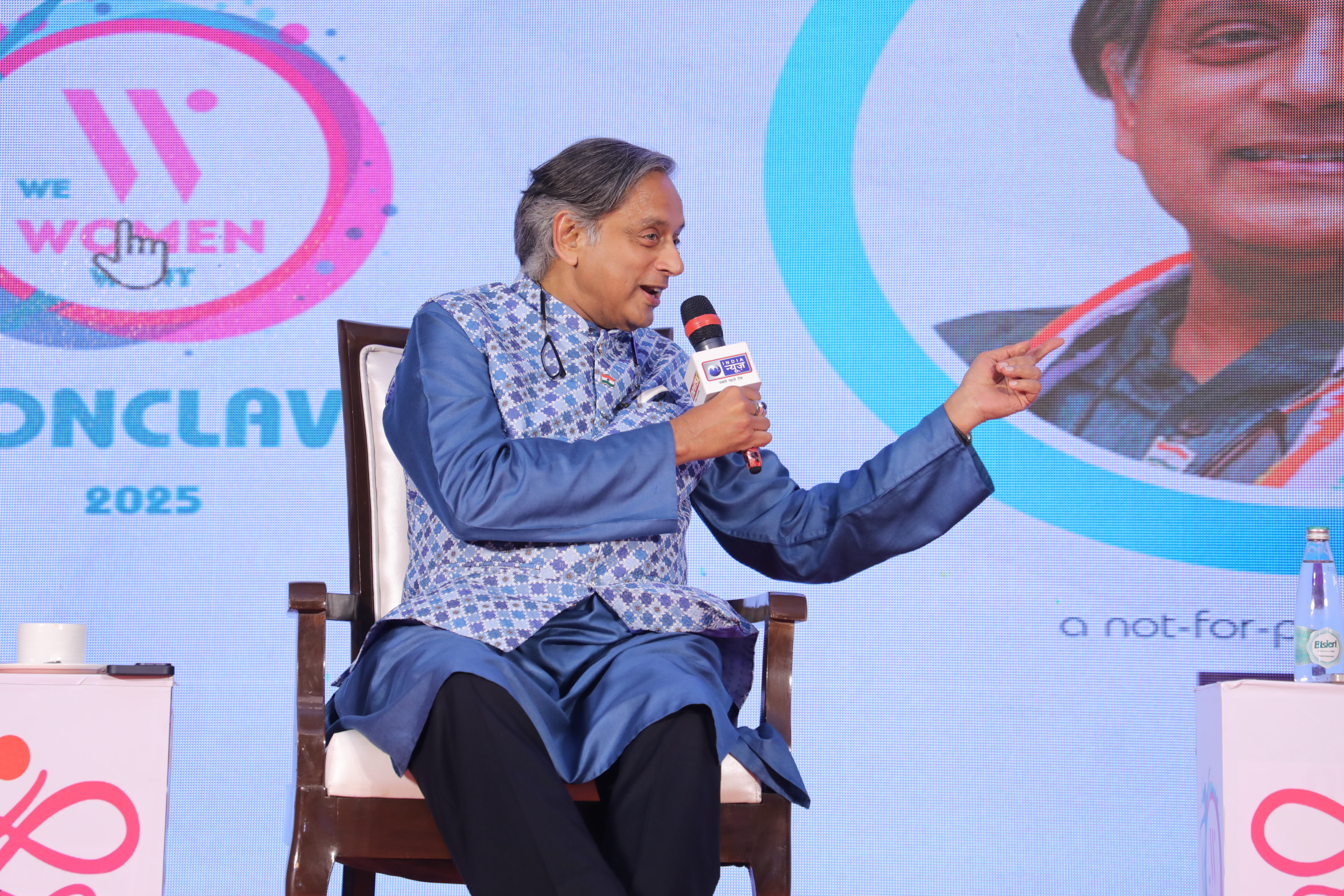 Shashi Tharoor Compares Trump’s Tariff Move To ‘Schoolyard Bully’ Taunt, Outlines What India’s Response Should Be – We Women Want Conclave & Shakti Awards 2025 | NewsX