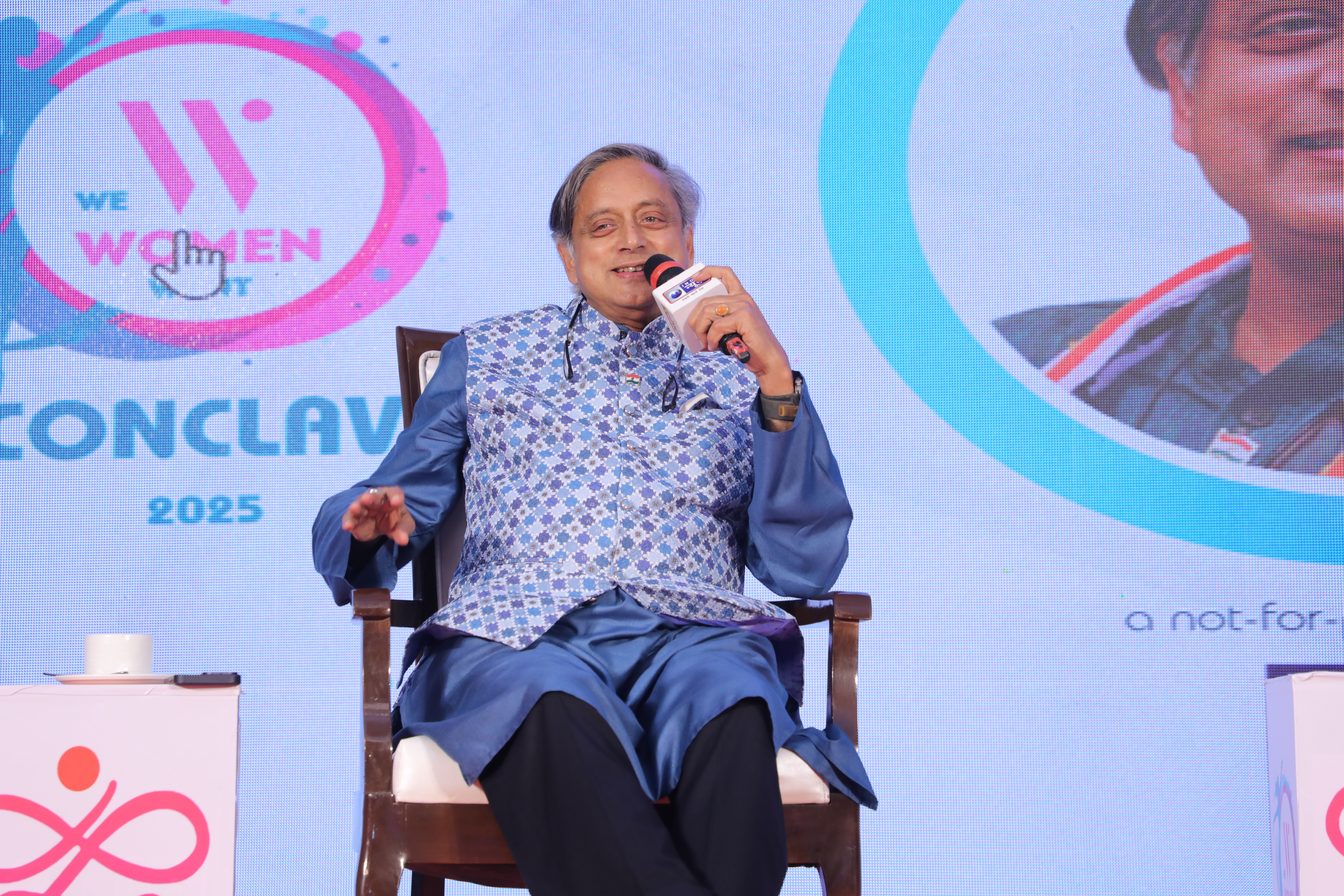 Shashi Tharoor Compares Trump’s Tariff Move To ‘Schoolyard Bully’ Taunt, Outlines What India’s Response Should Be – We Women Want Conclave & Shakti Awards 2025 | NewsX