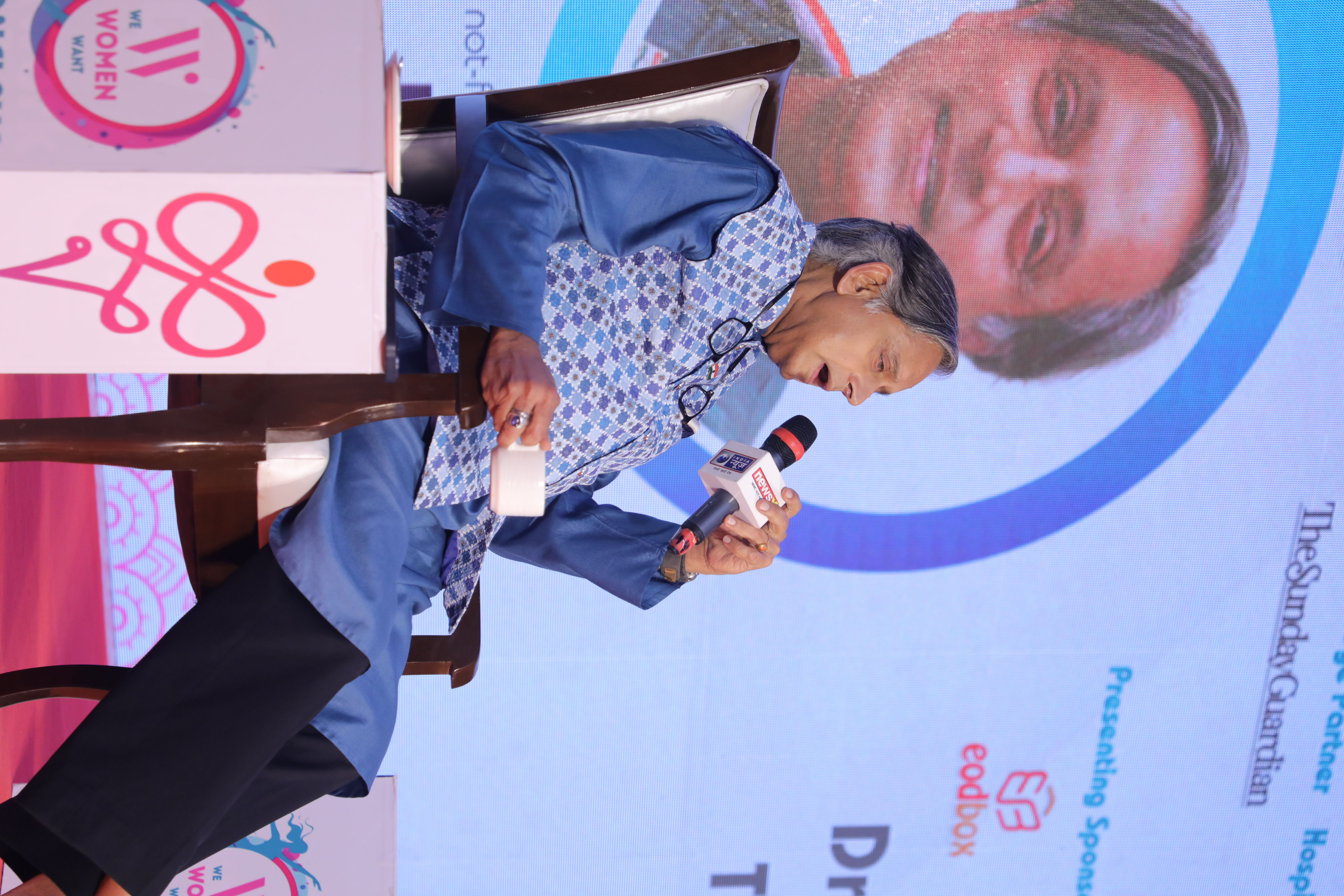 Shashi Tharoor Compares Trump’s Tariff Move To ‘Schoolyard Bully’ Taunt, Outlines What India’s Response Should Be – We Women Want Conclave & Shakti Awards 2025 | NewsX