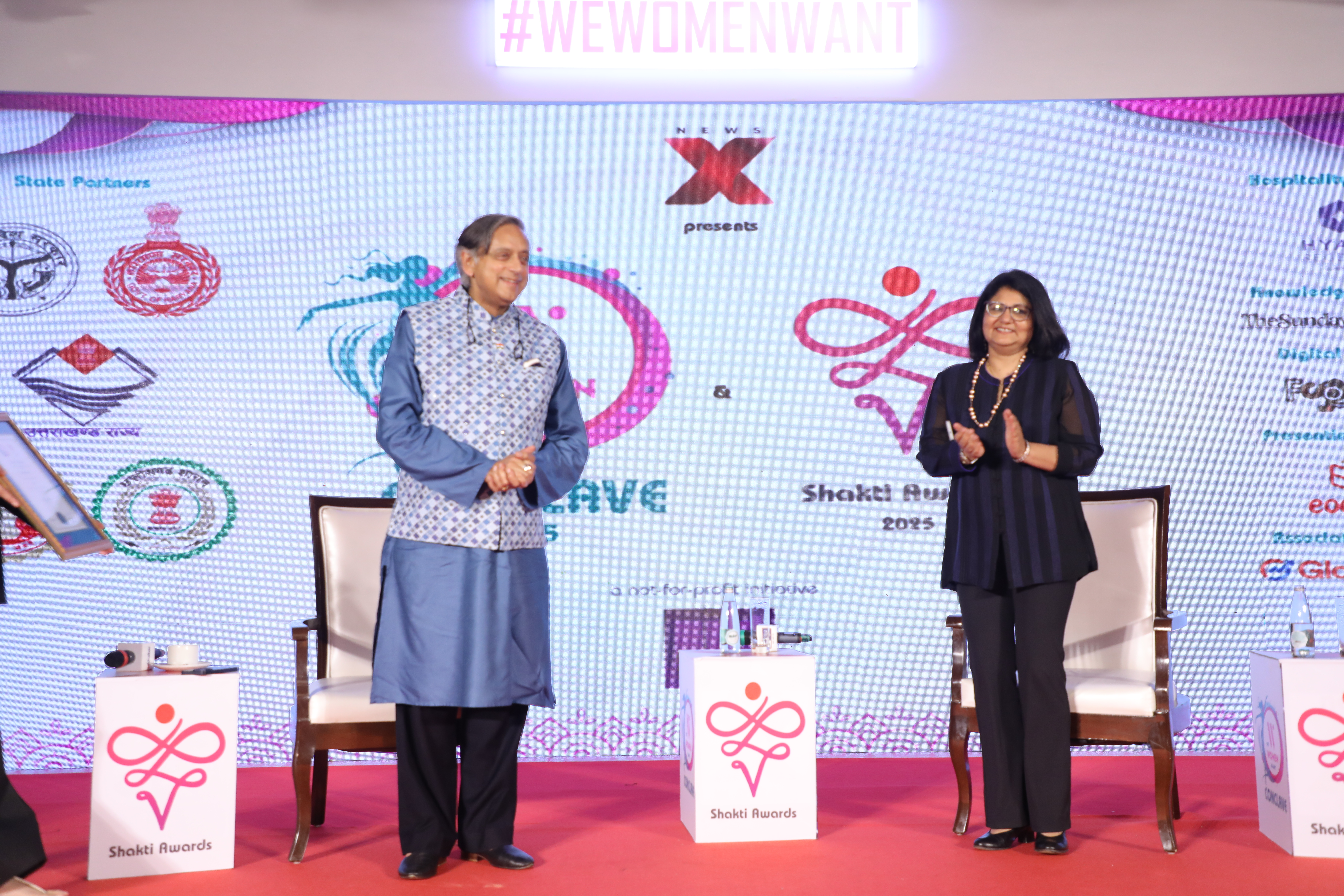 Shashi Tharoor Compares Trump’s Tariff Move To ‘Schoolyard Bully’ Taunt, Outlines What India’s Response Should Be – We Women Want Conclave & Shakti Awards 2025 | NewsX