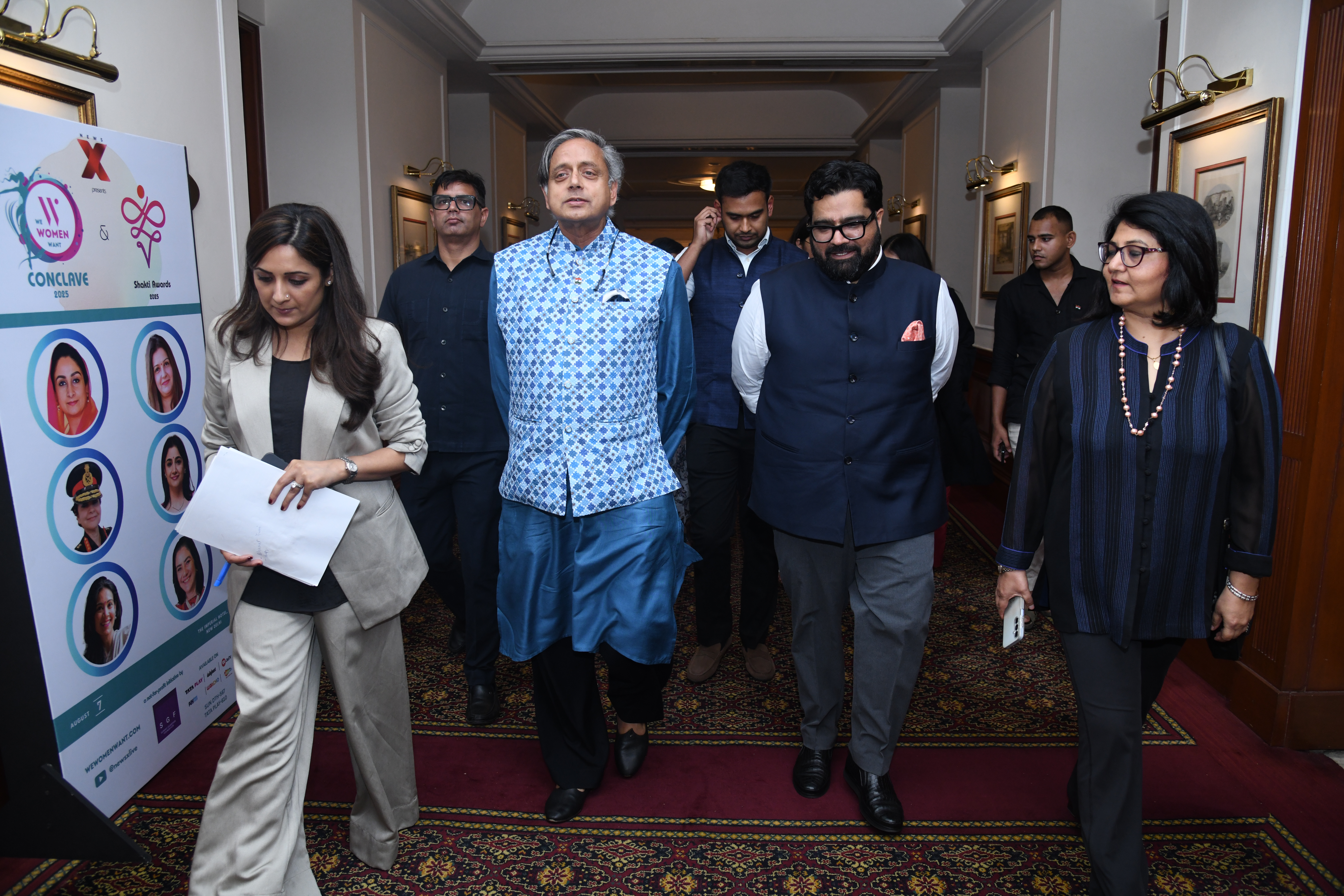 Shashi Tharoor Compares Trump’s Tariff Move To ‘Schoolyard Bully’ Taunt, Outlines What India’s Response Should Be – We Women Want Conclave & Shakti Awards 2025 | NewsX