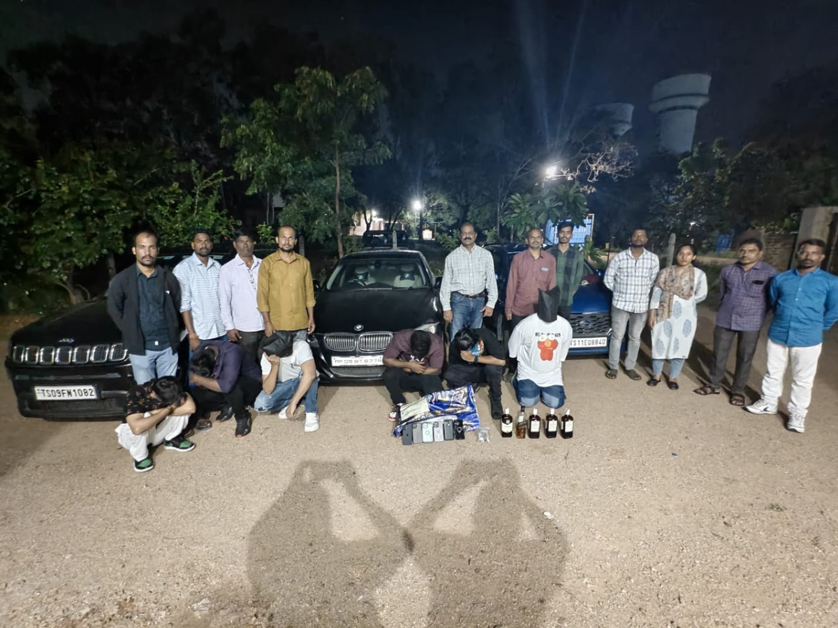 Drug Bust at Farmhouse Party