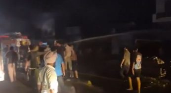 One Killed, Several Injured In Fire After LPG tanker Collided With Pickup Truck