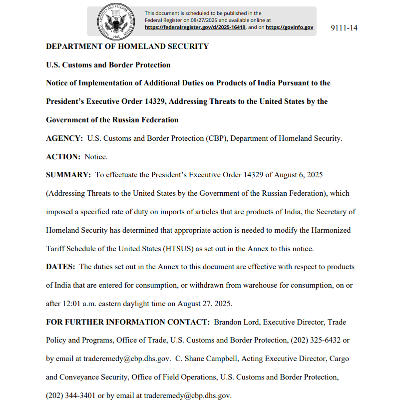 How Is India Responding To Trump’s 50% Tariffs? Swadeshi Revival, Market Diversification And More