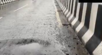 Patna: Part Of Patna’s Rs 422 Cr Double-Deck Flyover Inaugurated 2 Months Back Reportedly Sinks After Heavy Rain