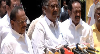 Dravida Munnetra Kazhagam Welcomes Former AIADMK MLA VR Karthik Thondaiman