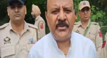 Narrow Escape For J&K Deputy CM Surinder Choudhary
