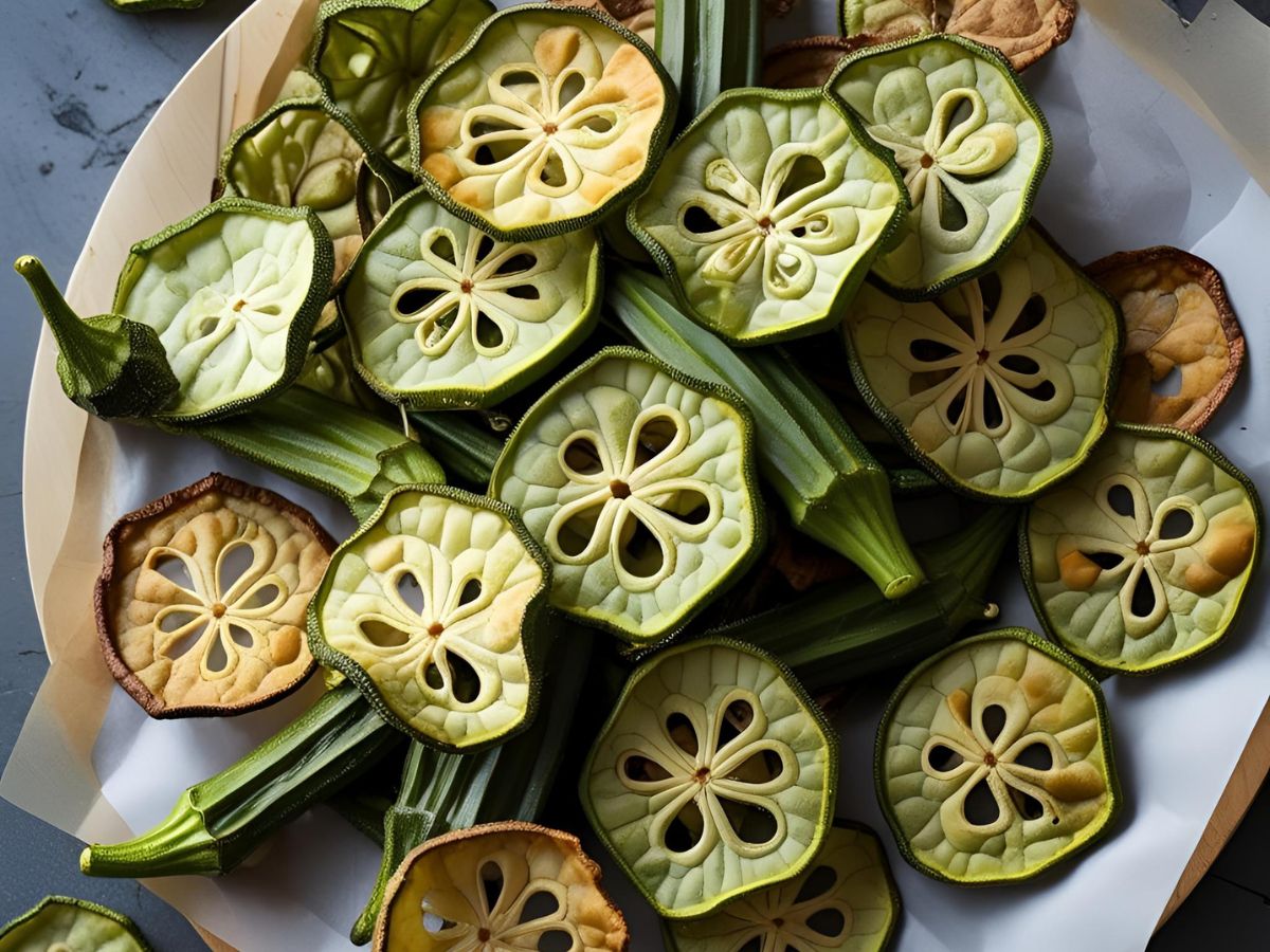 Preparation of Okra and Cutting