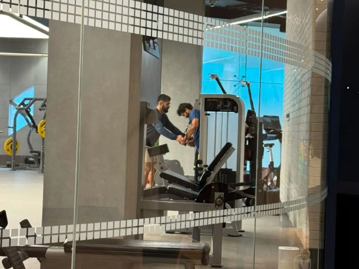 Rohit Sharma Training with Abhishek Nayar in Gym (image credit - X)