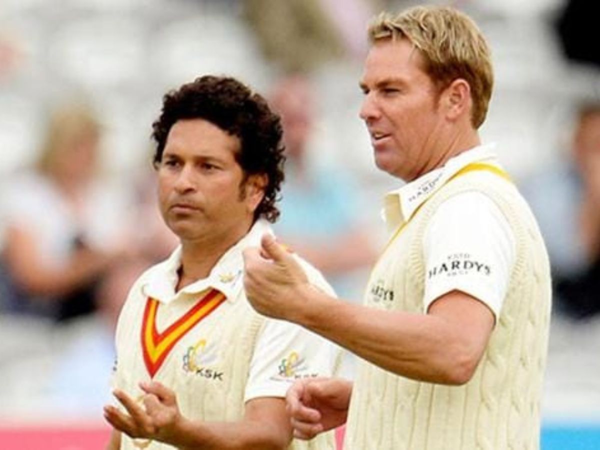 Sachin Tendulkar and Shane Warne