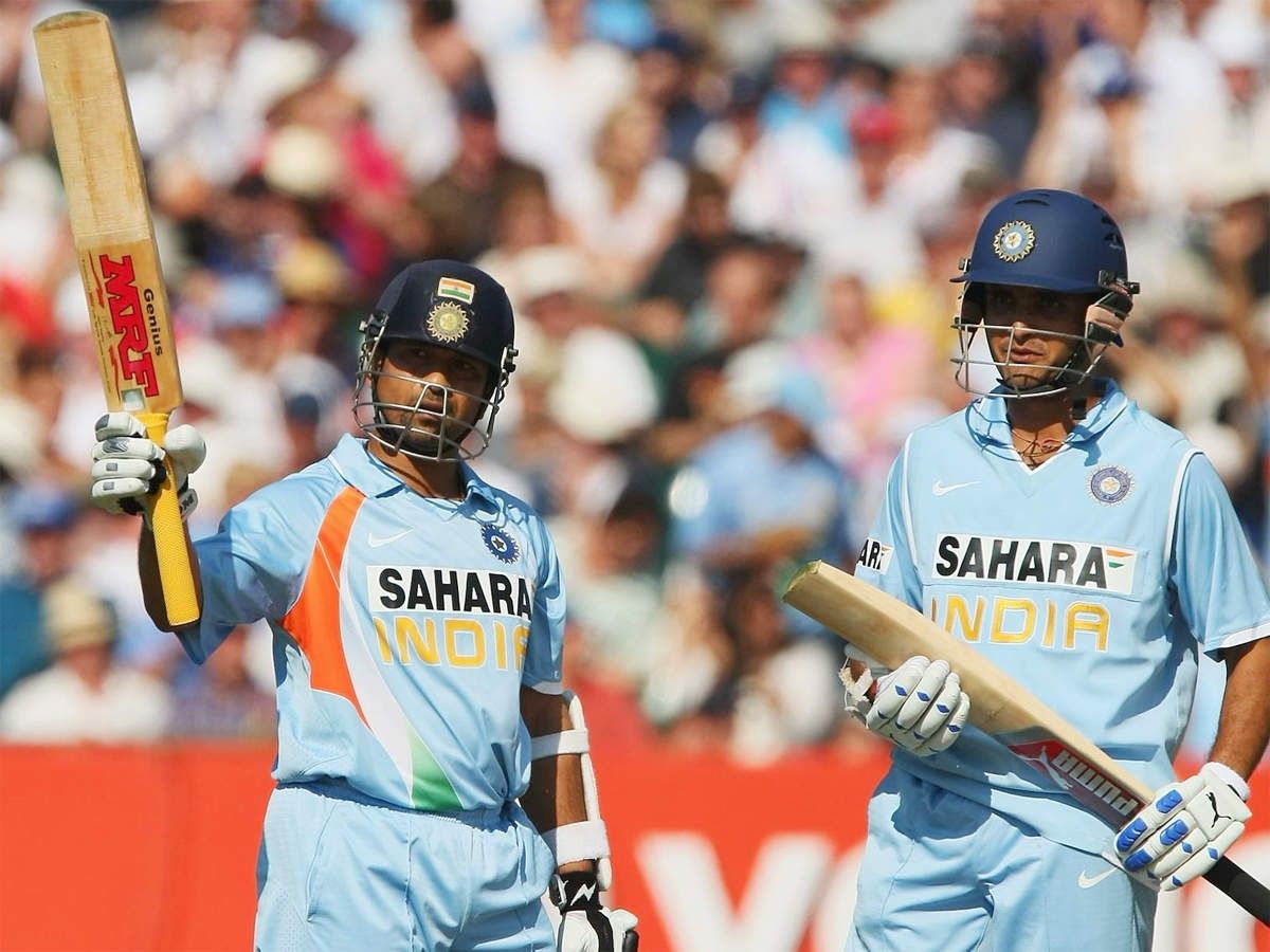Sachin Tendulkar and Sourav Ganguly