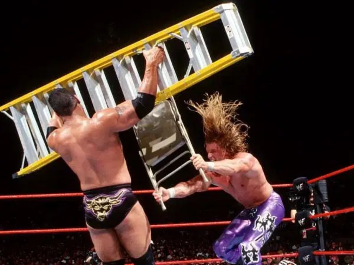 Triple H Vs. The Rock Ladder Match (SummerSlam 1998)
