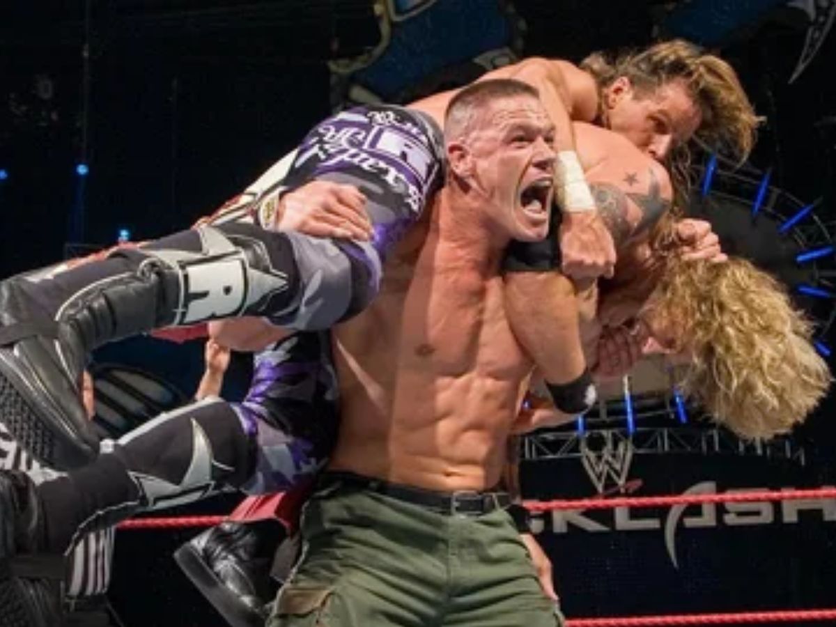 Randy Orton Vs. Edge Vs. Shawn Michaels Vs. John Cena (WWE Backlash 2007)