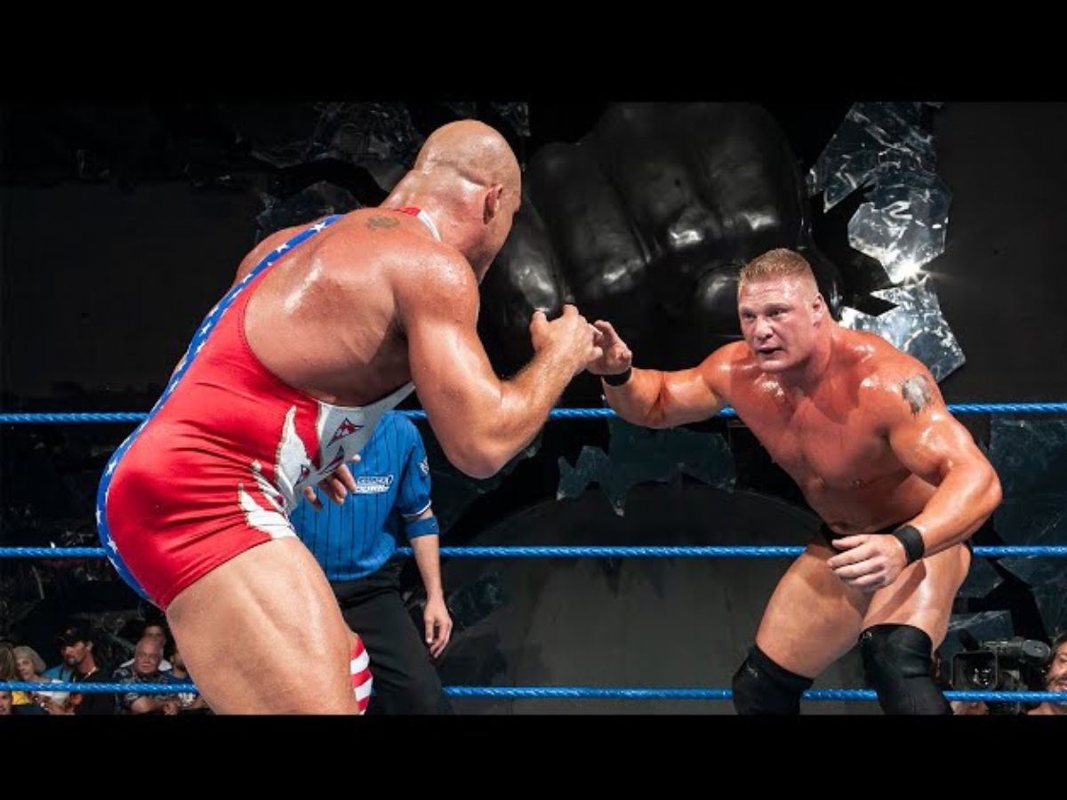 Brock Lesnar Vs. Kurt Angle (SmackDown 2003)