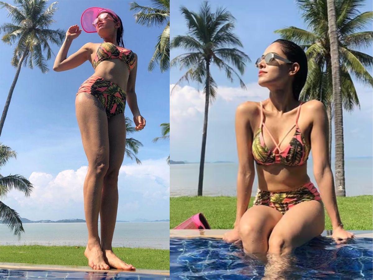 Nushrat Bharucha in Boho Bikini