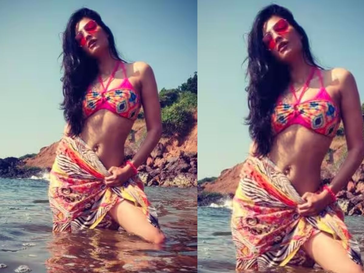 Shruti Hassan in Hot Pink Bikini